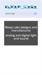 Mobile Screenshot of bleeplabs.com